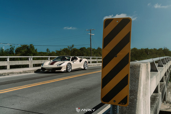 Фото дисков Anrky AN32 Глянцевый лак на Ferrari 488