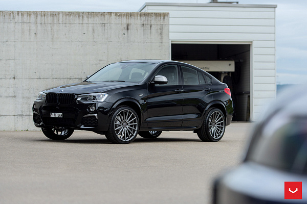 Фото дисков Vossen VFS-2 Глянцевый графит на BMW X4 (F26)
