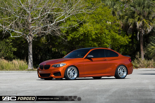 Фото дисков BC Forged LE52 // MLE52 Глянцевый лак на BMW 2/M2 (F22/F87)