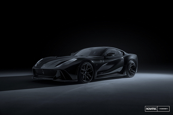Фото дисков NOVITEC NF11 Черный глянец на Ferrari 812