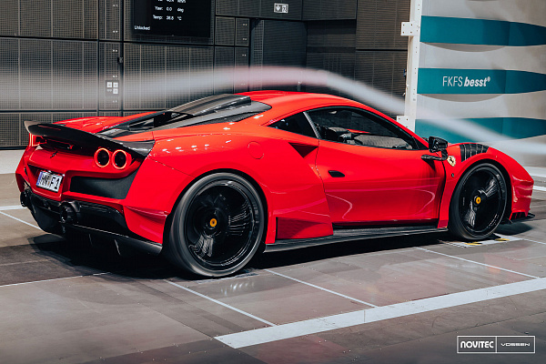 Фото дисков NOVITEC NF10 Черный глянец на Ferrari F8