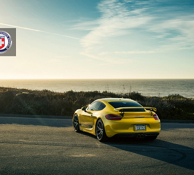 Фото дисков HRE P101 на Porsche Cayman II