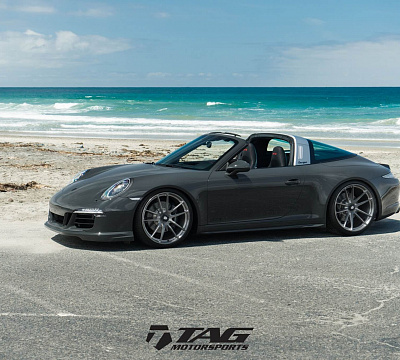 Фото дисков HRE P104 на Porsche 911 VII