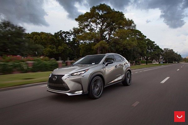 Фото дисков Vossen VFS-2 Глянцевый графит на Lexus NX I