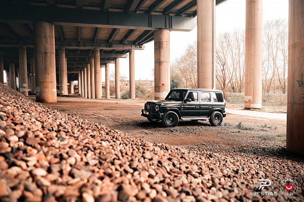 Фото дисков Vossen LC3-13T Черный сатин на Mercedes-Benz G-Class III
