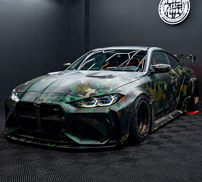 Фото дисков Brixton Forged TR14 AERO1 на BMW 4/M4 (G22/G82)