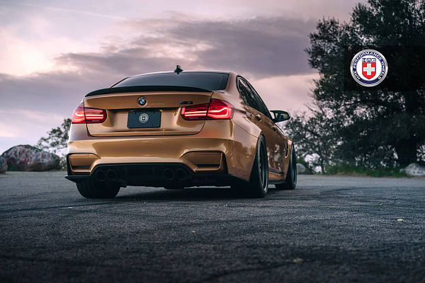 Фото дисков HRE 540 Черный сатин на BMW 4/M4 (F32/F82)