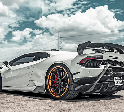 Фото дисков Strasse Wheels SV10 Deep Concave FS на Lamborghini Huracan