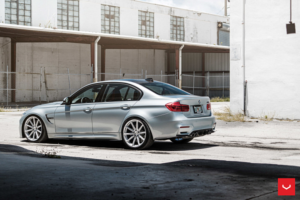 Фото дисков Vossen VFS-10 Серебро на BMW 3/M3 (F3x/F80)