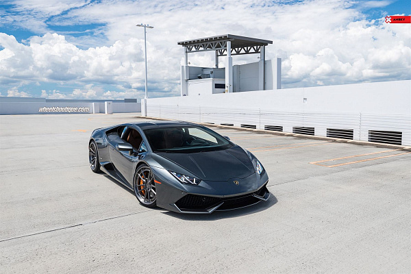 Фото дисков Anrky AN34 Глянцевый тонированный лак на Lamborghini Huracan