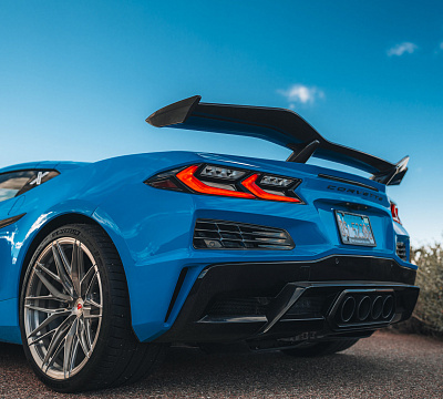Фото дисков Vossen S21-02 на Chevrolet Corvette C8