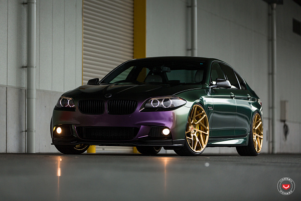Фото дисков Vossen CG-209T Глянцевое золото на BMW 5/M5 (F10)