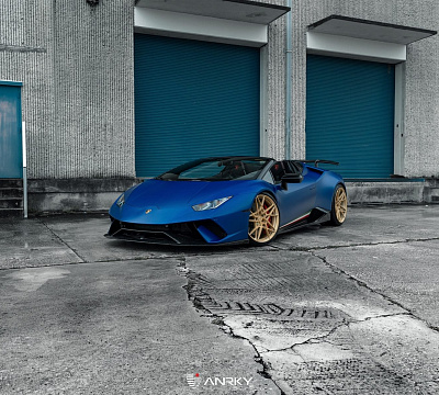 Фото дисков Anrky S1-X2 на Lamborghini Huracan