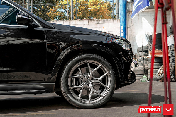 Фото дисков Vossen HF-5 Сатиновый графит на Mercedes-Benz GLE II