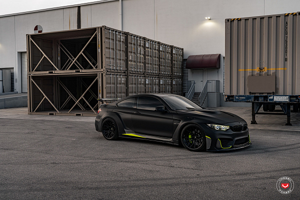 Фото дисков Vossen M-X3 (3-Piece) Черный сатин на BMW 4/M4 (F32/F82)