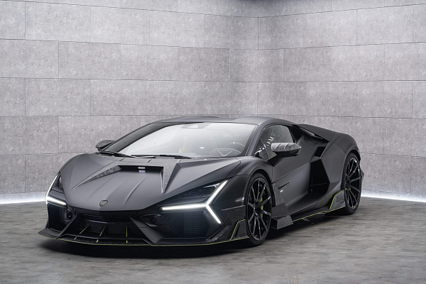 Фото дисков Mansory FV.10 Черный глянец на Lamborghini Revuelto