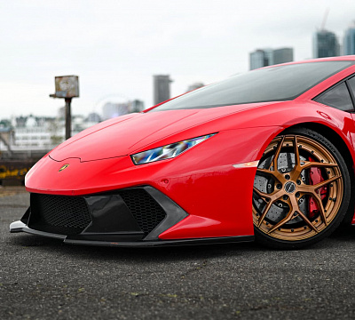 Фото дисков Brixton Forged PF5 на Lamborghini Huracan