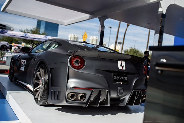 Фото дисков Savini SV26 Сатиновый темный лак на Ferrari F12
