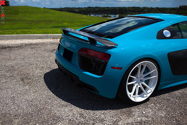 Фото дисков Anrky AN34 Белый сатин на Audi R8 (4S)