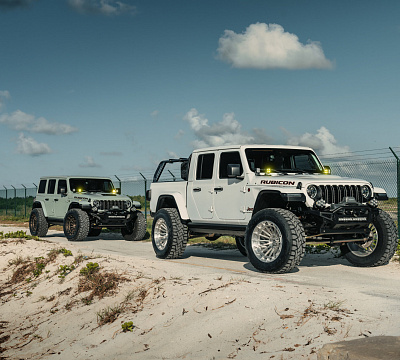 Фото дисков Vossen LCX-03 на Jeep Wrangler IV (JL)
