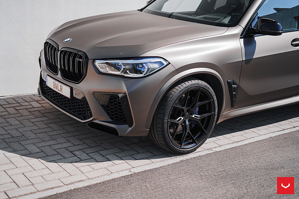 Фото дисков Vossen HF-5 Черный сатин на BMW X5/X5 M (G05/G18/F95)