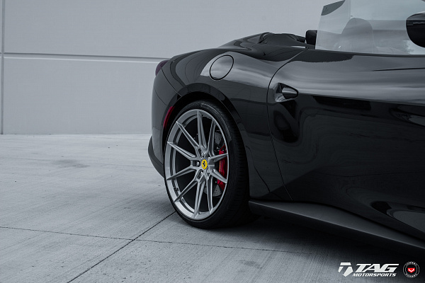 Фото дисков NOVITEC NF8 Серебро на Ferrari Portofino
