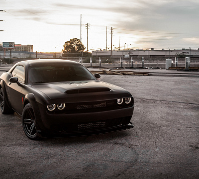 Фото дисков Vossen HF-1 на Dodge Challenger III