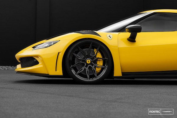 Фото дисков NOVITEC NF11 Черный глянец на Ferrari 296