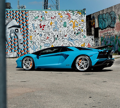 Фото дисков Anrky S3-X3 на Lamborghini Aventador