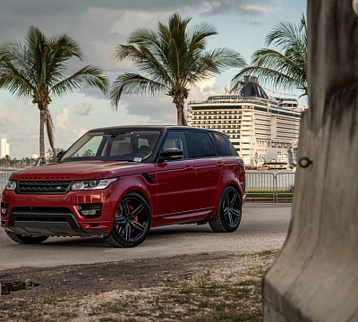 Фото дисков Vossen HF-1 на Land Rover Range Rover Sport II