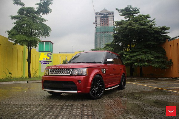 Фото дисков Vossen VFS-2 Черный глянец на Land Rover Range Rover Sport I