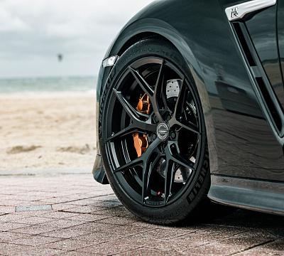 Фото дисков Vossen HF-5 на Nissan GT-R