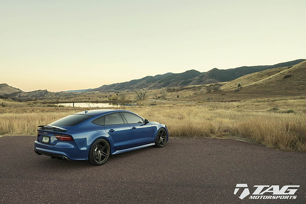 Фото дисков HRE P107 Сатиновая бронза на Audi A/RS 7 (4G)