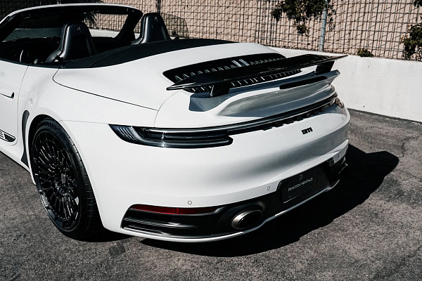 Фото дисков Brixton Forged TR20 AERO1 Черный сатин на Porsche 911 VIII