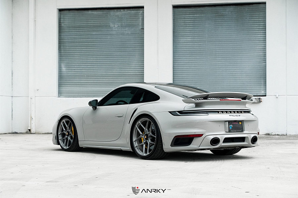Фото дисков Anrky S1-X4 Сатиновый темный лак на Porsche 911 VIII