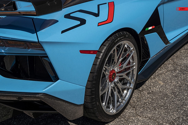 Фото дисков Anrky S1-X1 Полированный лак на Lamborghini Aventador