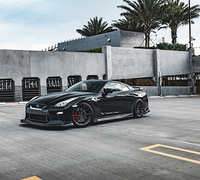Фото дисков Vossen EVO-2R на Nissan GT-R