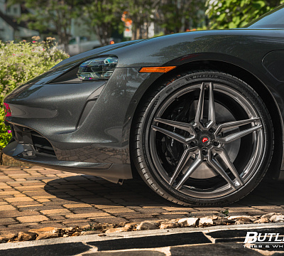 Фото дисков Vossen EVO-1 на Porsche Taycan I
