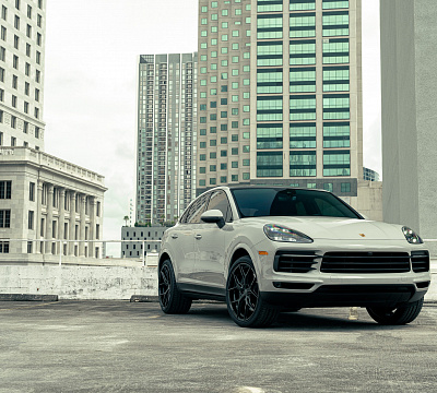 Фото дисков Vossen HF-5 на Porsche Cayenne III