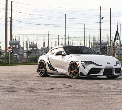 Фото дисков Vossen HF-5 на Toyota Supra A90