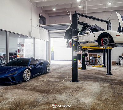 Фото дисков Anrky RS2 на Ferrari F8