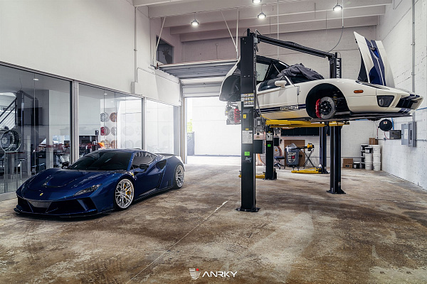 Фото дисков Anrky RS2 Полированный лак на Ferrari F8
