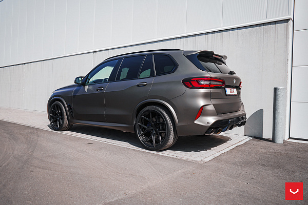 Фото дисков Vossen HF-5 Черный сатин на BMW X5/X5 M (G05/G18/F95)