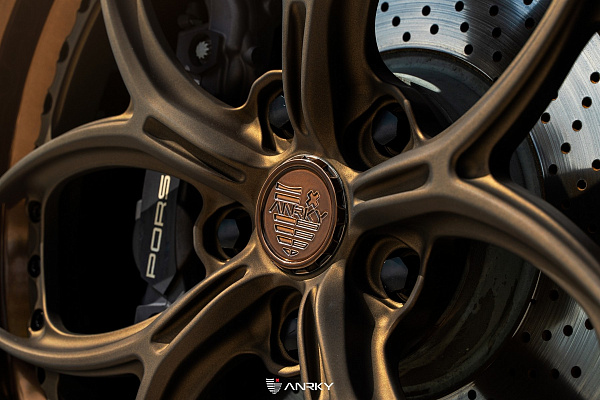 Фото дисков Anrky S3-X0 Сатиновая бронза на Porsche 911 VIII