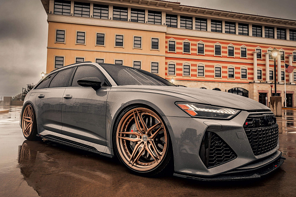 Фото дисков HRE S107SC Глянцевая темная медь на Audi A/RS 6 (C8)