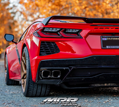 Фото дисков MRR F10 на Chevrolet Corvette C8