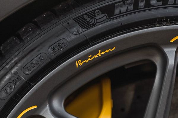 Фото дисков Brixton Forged CM5-RS Сатиновый графит на Ferrari SF90