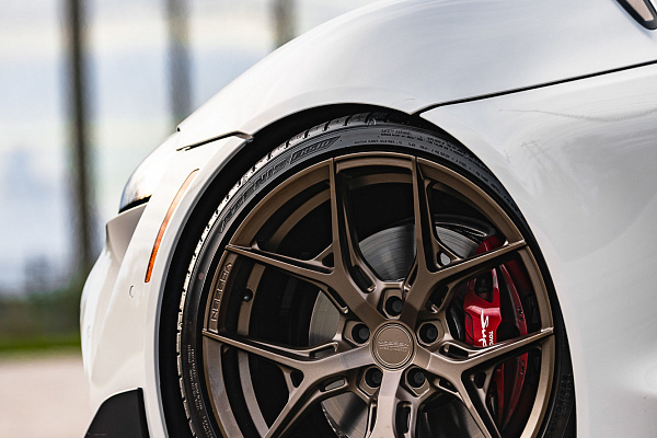 Фото дисков Vossen HF-5 Сатиновая бронза на Toyota Supra A90