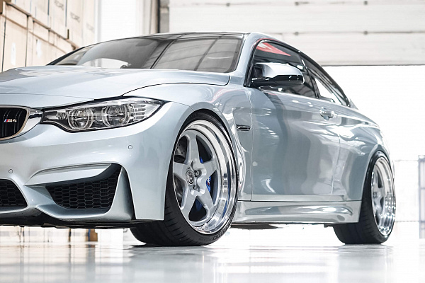 Фото дисков HRE 527 Серебро на BMW 4/M4 (F32/F82)