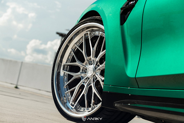 Фото дисков Anrky RS1 Полированный лак на BMW 3/M3 (G2x/G80)